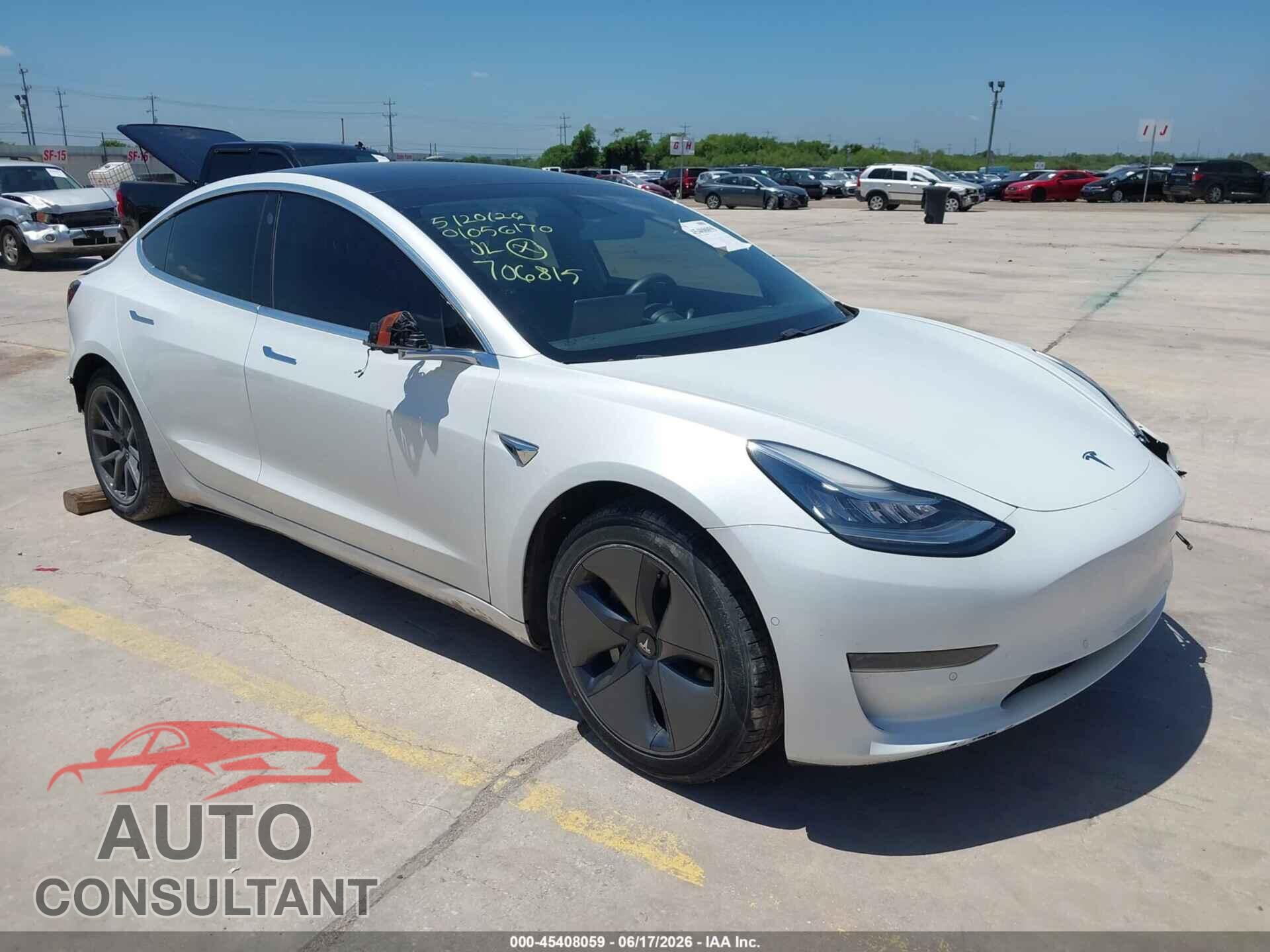 TESLA MODEL 3 2020 - 5YJ3E1EA7LF706815