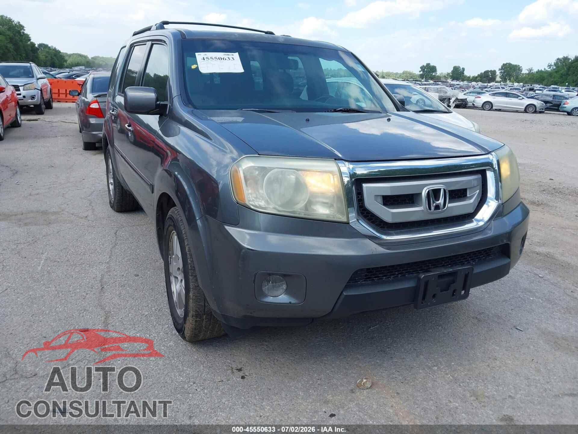 HONDA PILOT 2011 - 5FNYF4H54BB066404