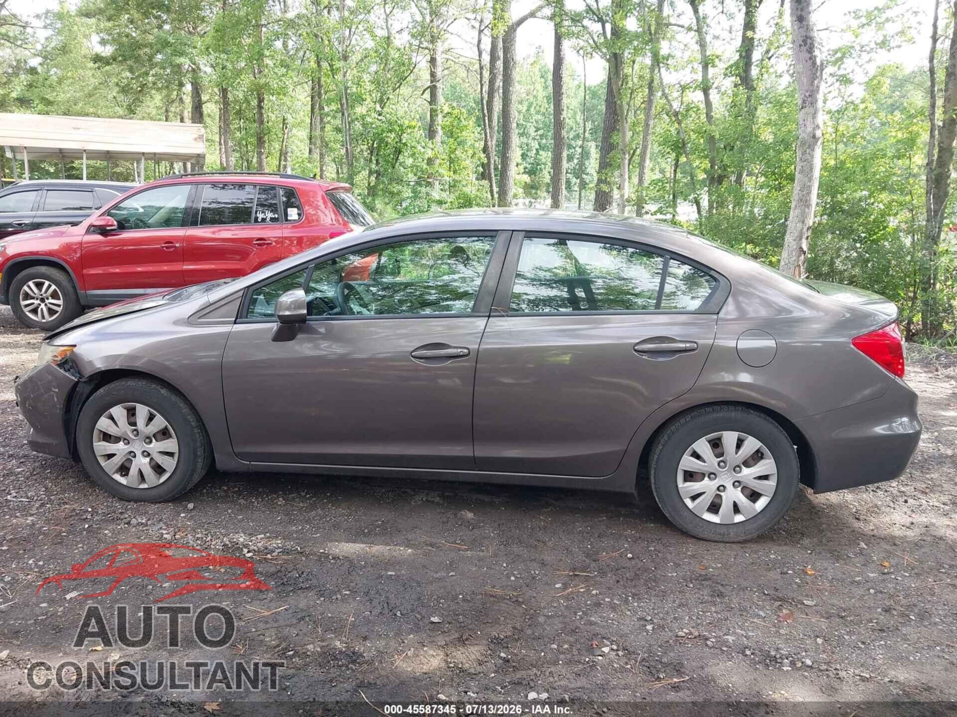 HONDA CIVIC 2012 - 2HGFB2F5XCH503460