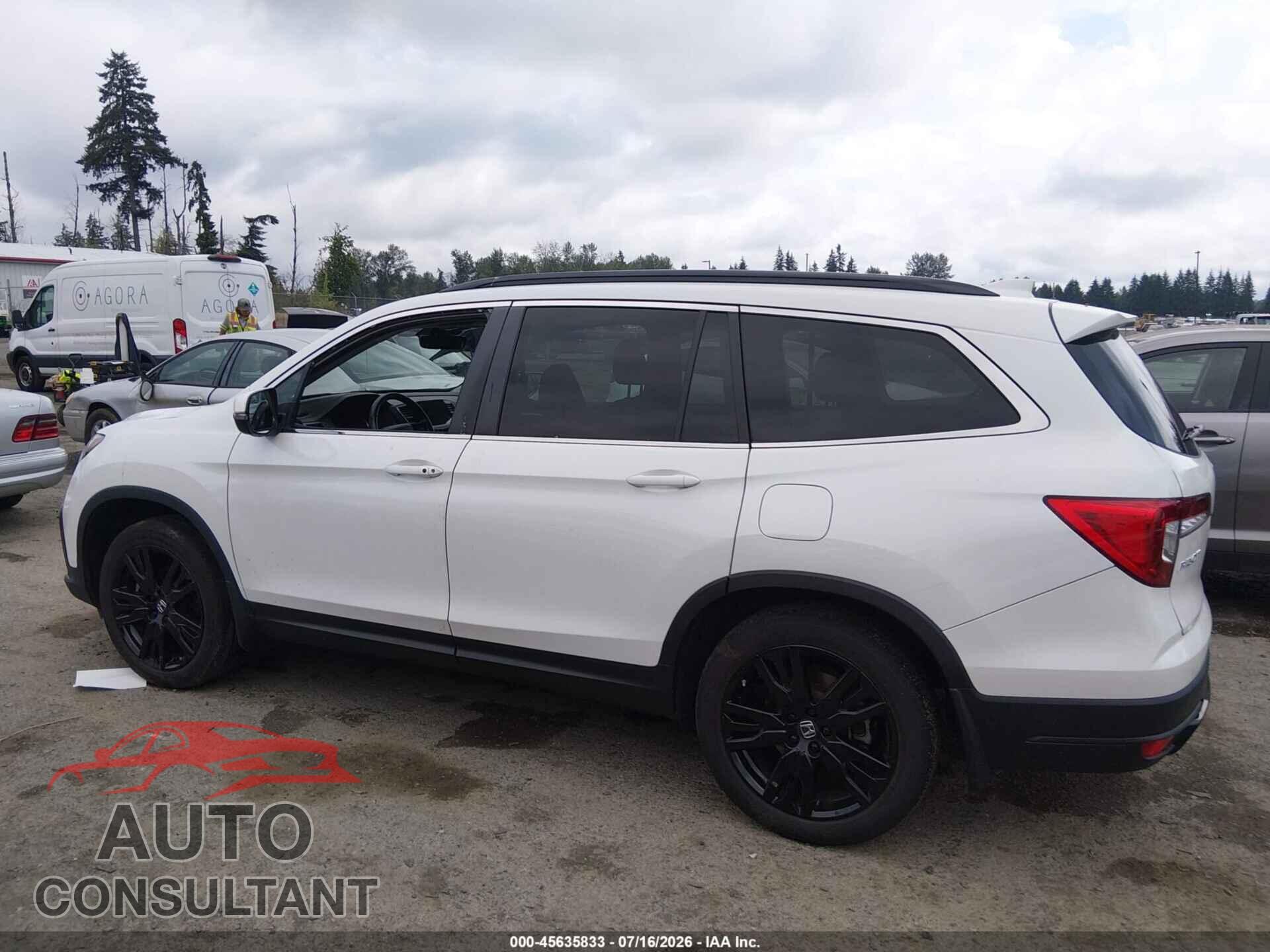 HONDA PILOT 2021 - 5FNYF6H2XMB007202