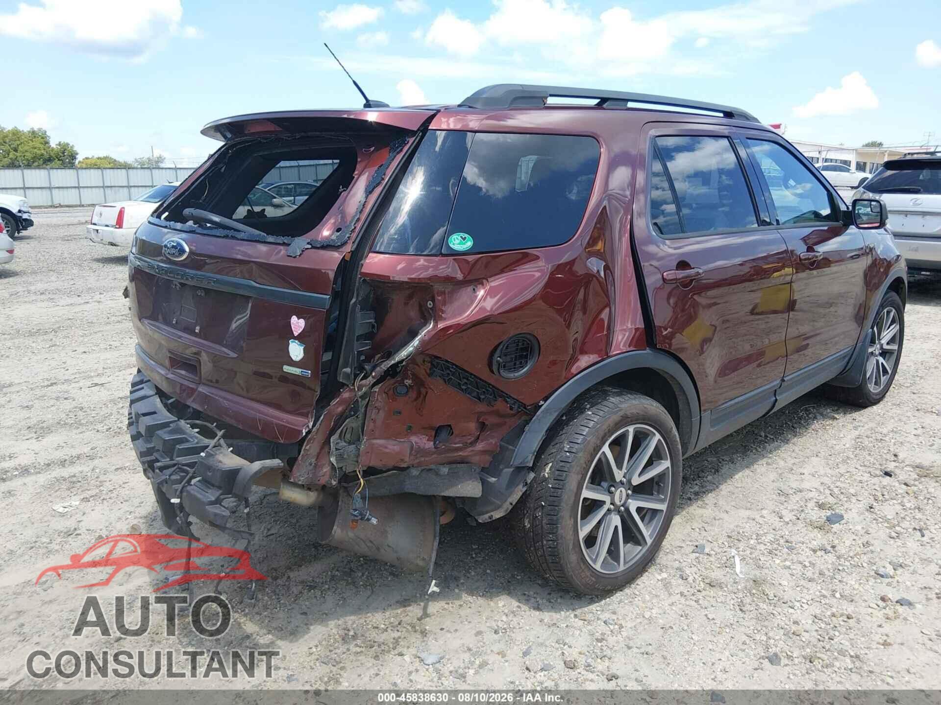 FORD EXPLORER 2015 - 1FM5K8D83FGB17727