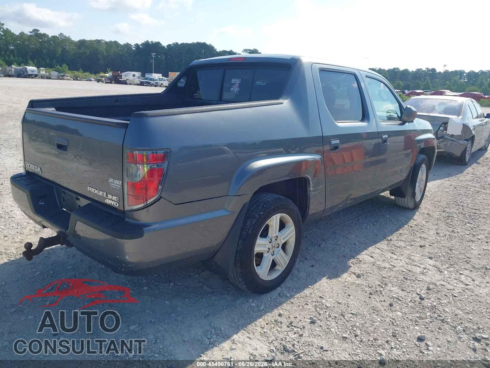 HONDA RIDGELINE 2012 - 5FPYK1F52CB451188