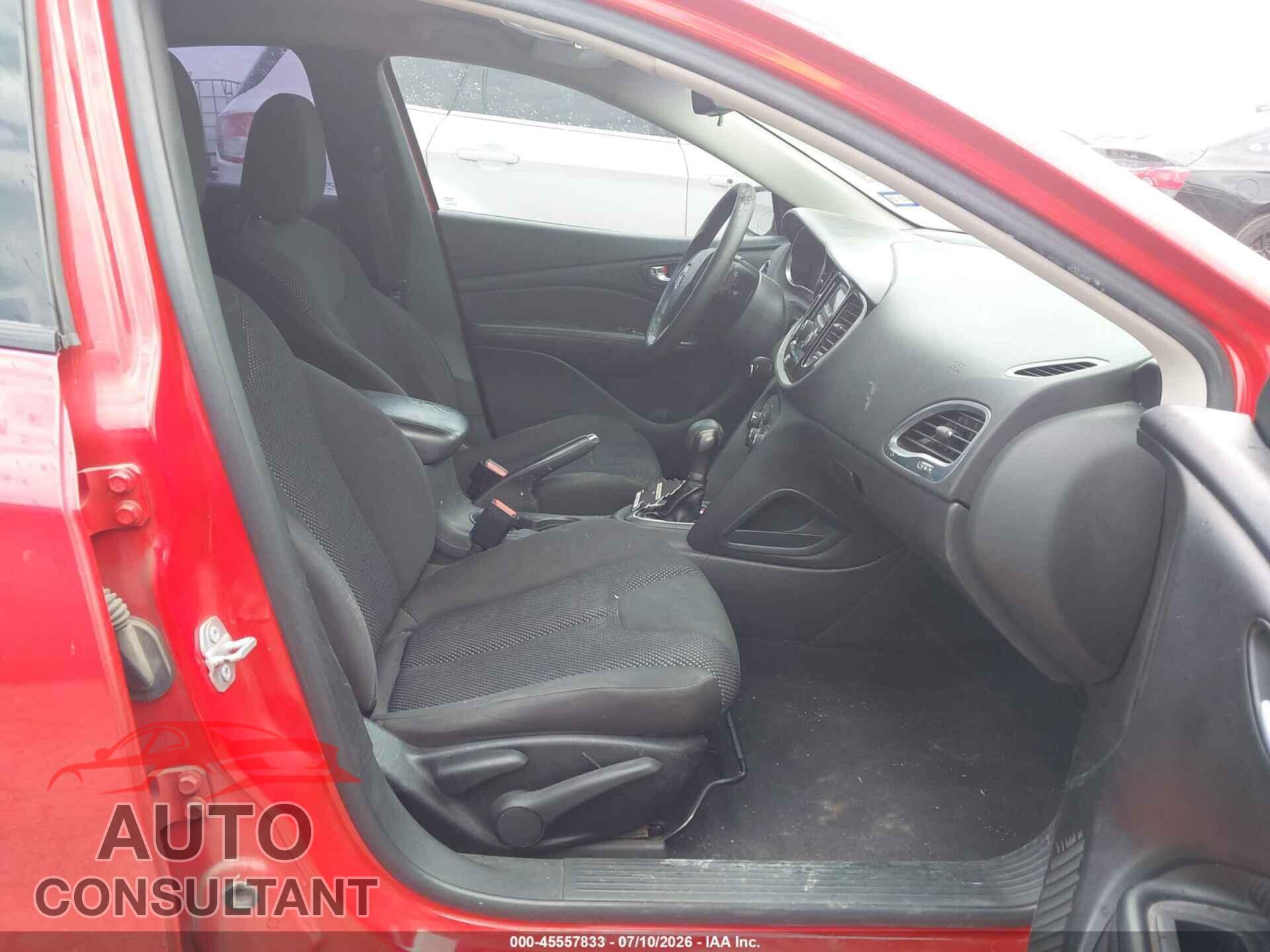 DODGE DART 2016 - 1C3CDFFA6GD816206