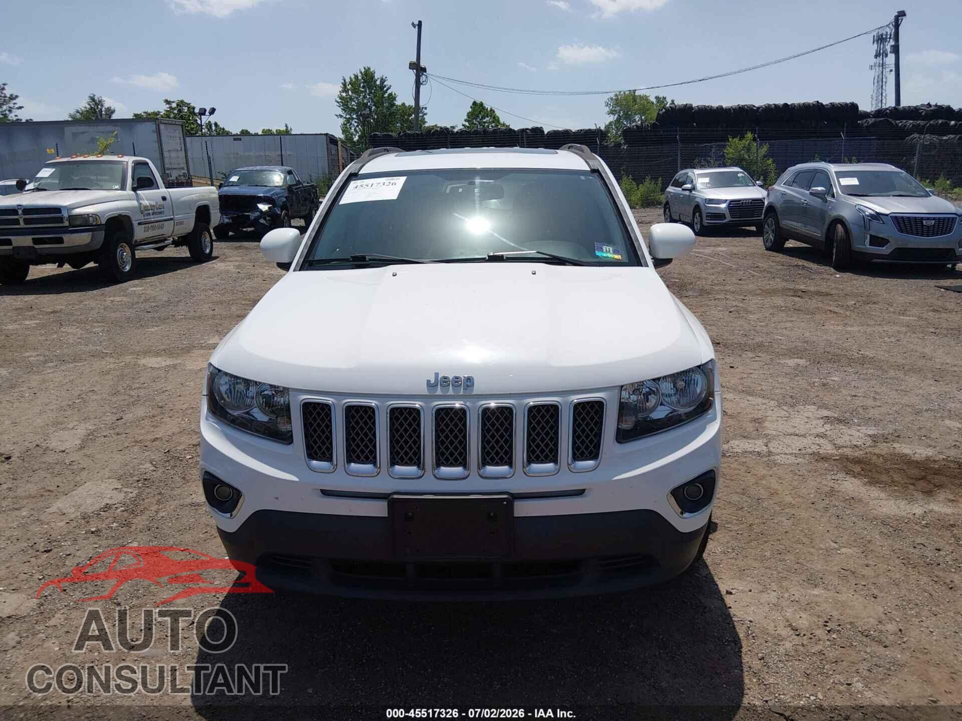 JEEP COMPASS 2017 - 1C4NJDEB4HD126273