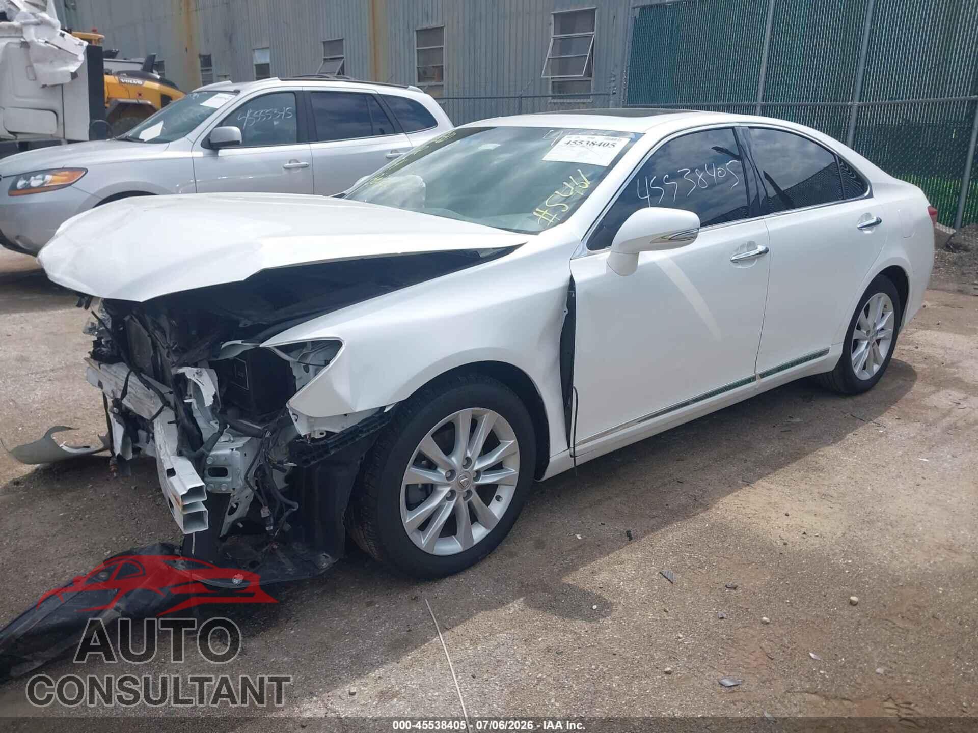 LEXUS ES 350 2011 - JTHBK1EGXB2447309