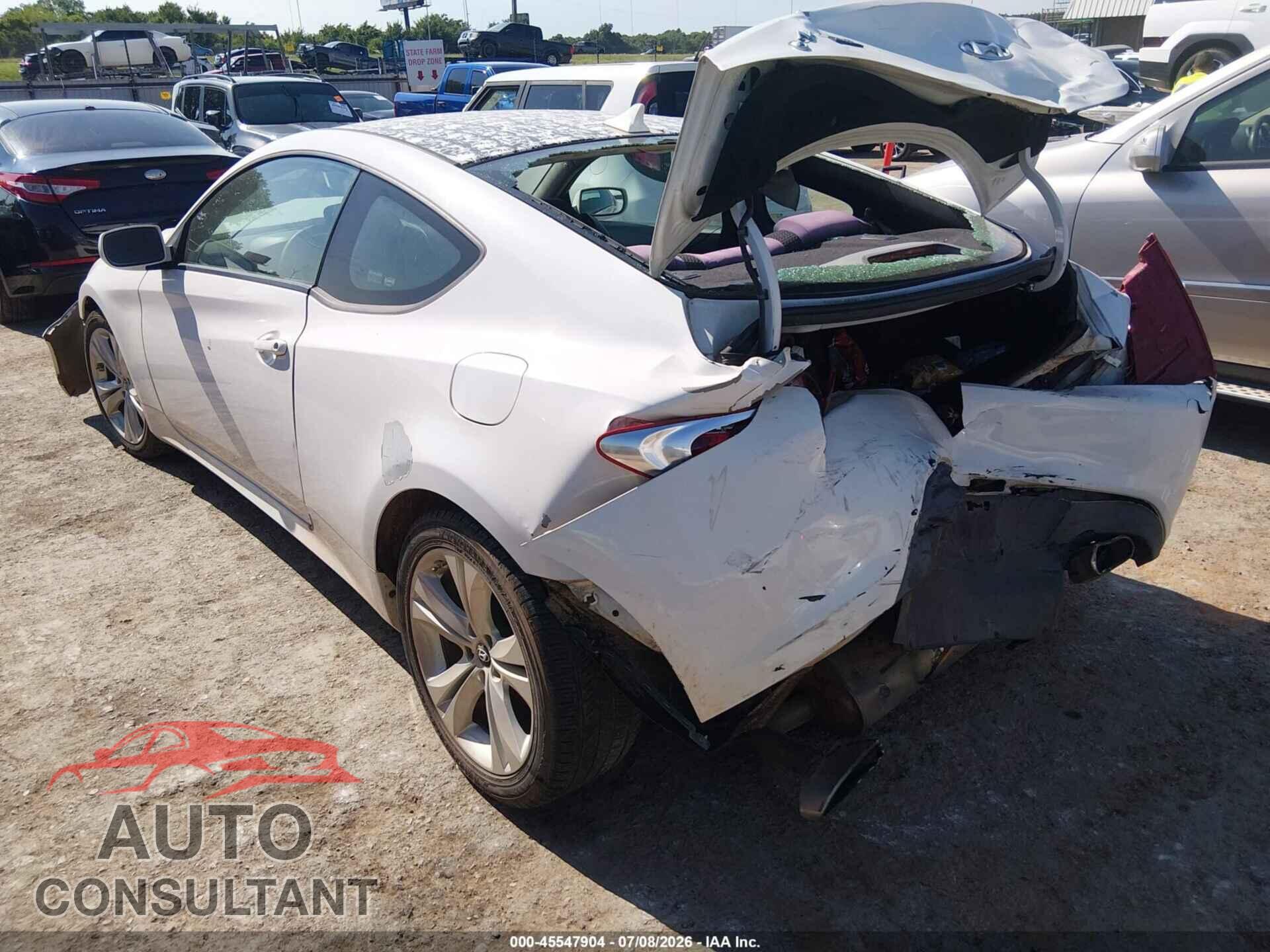 HYUNDAI GENESIS 2012 - KMHHT6KD9CU078525