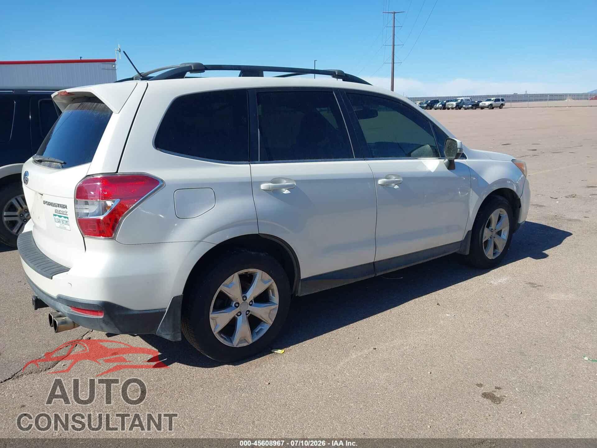 SUBARU FORESTER 2014 - JF2SJAMC9EH558374