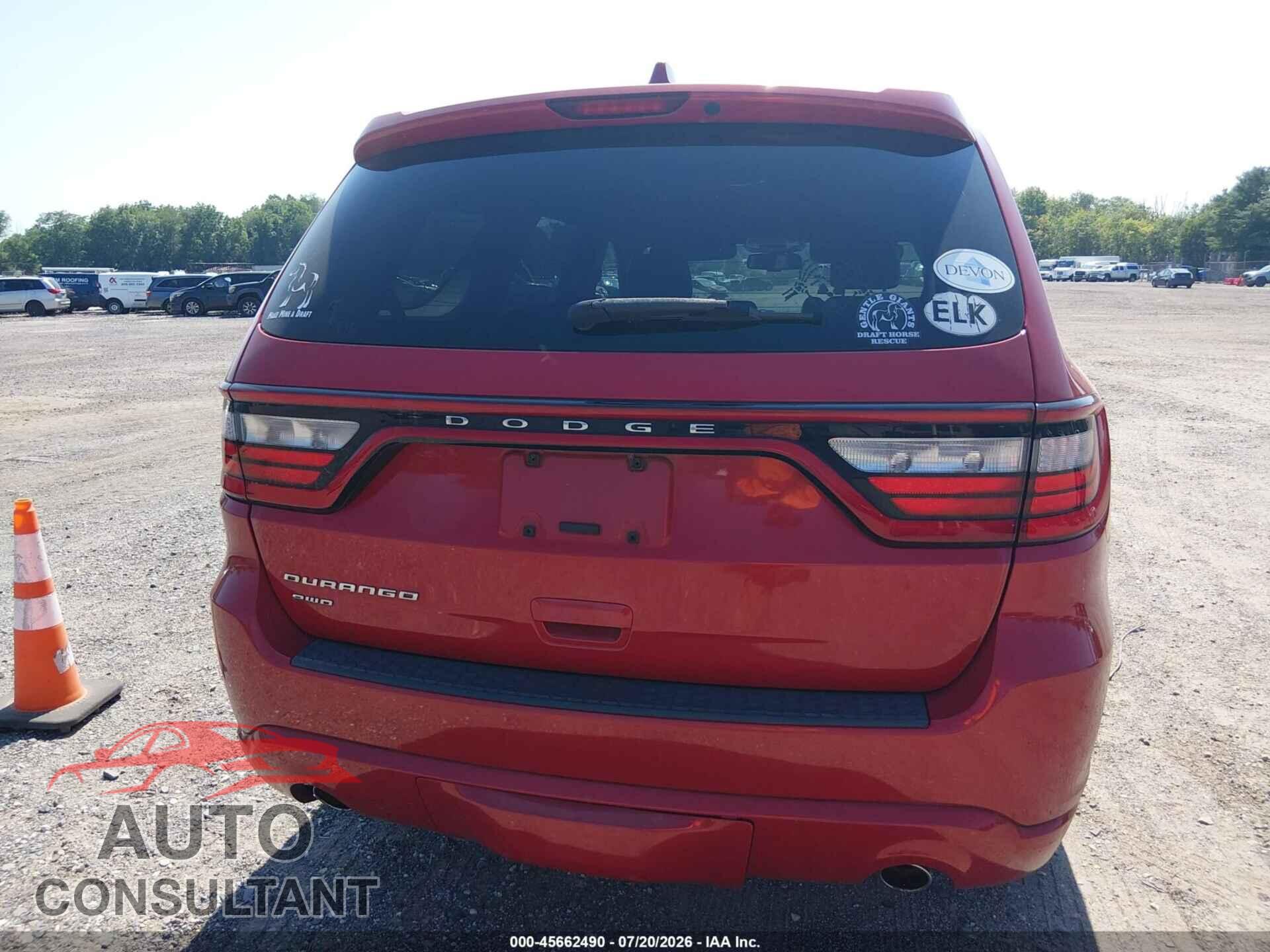 DODGE DURANGO 2016 - 1C4RDJAG7GC308921