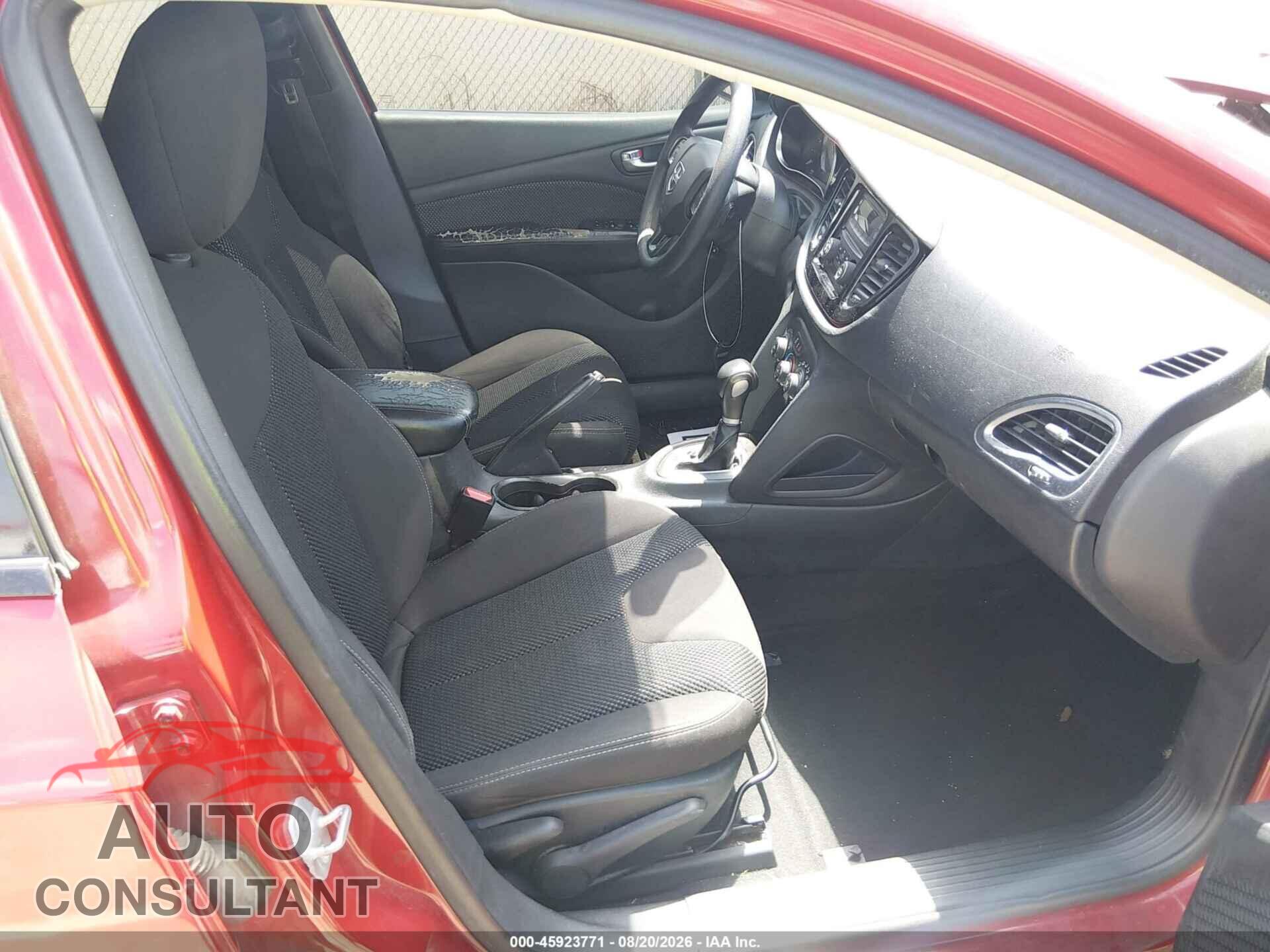 DODGE DART 2014 - 1C3CDFBB6ED747318