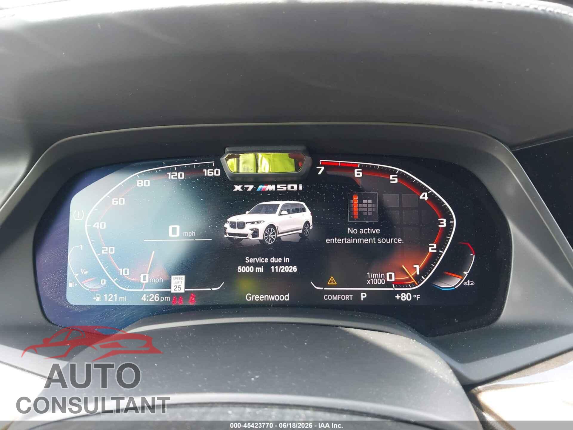 BMW X7 2020 - 5UXCX6C02L9C38182