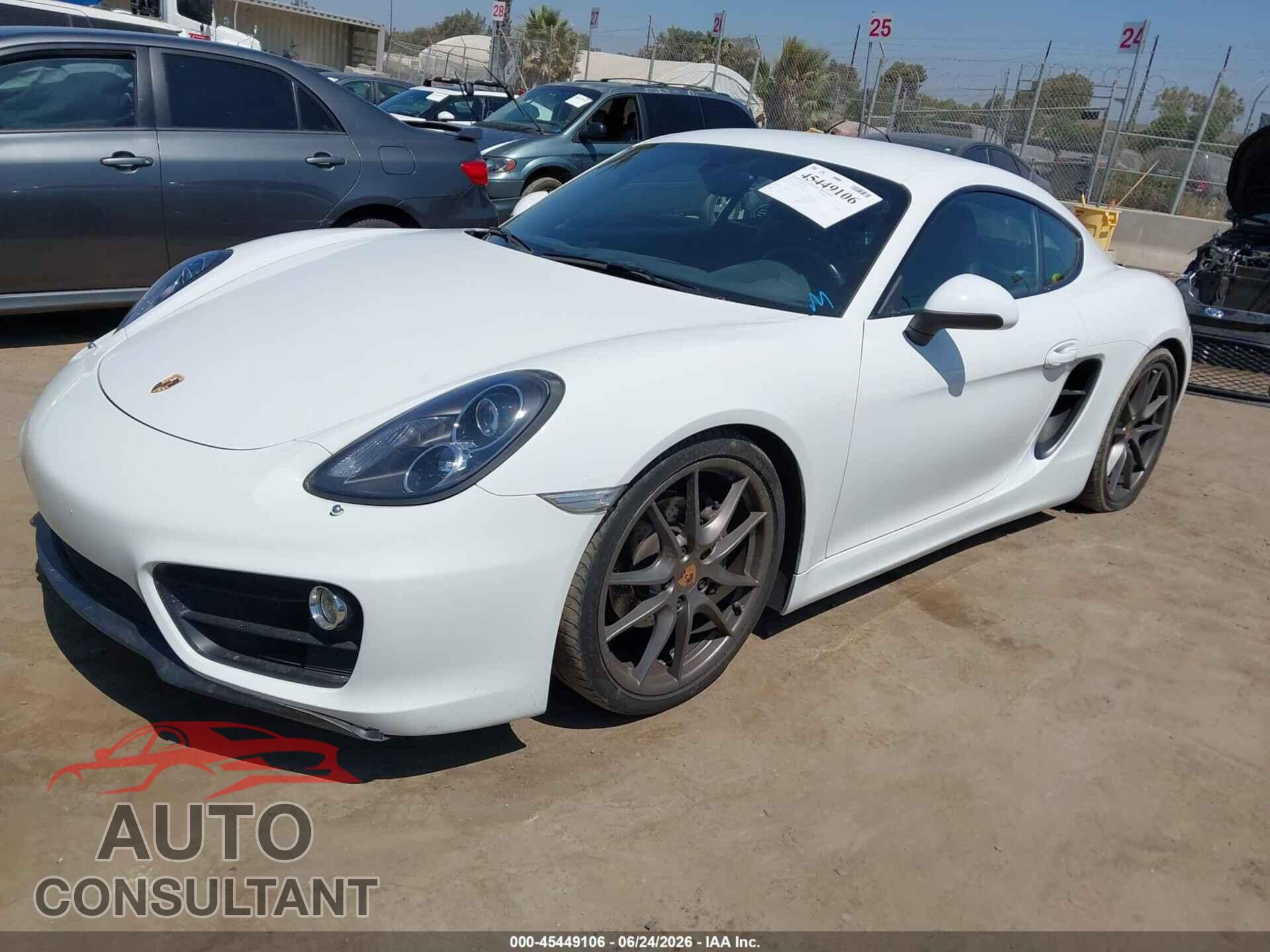 PORSCHE CAYMAN 2015 - WP0AA2A87FK161055