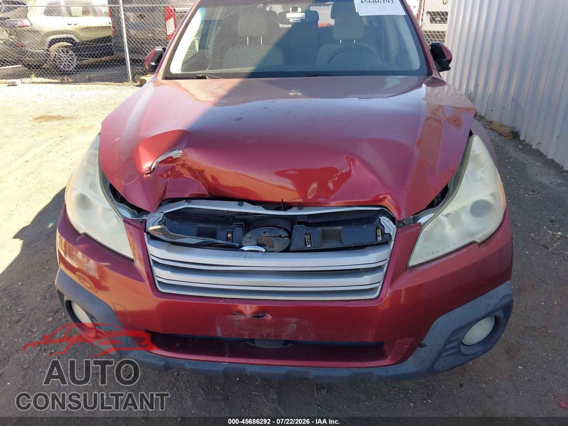 SUBARU OUTBACK 2013 - 4S4BRBCC2D3309940