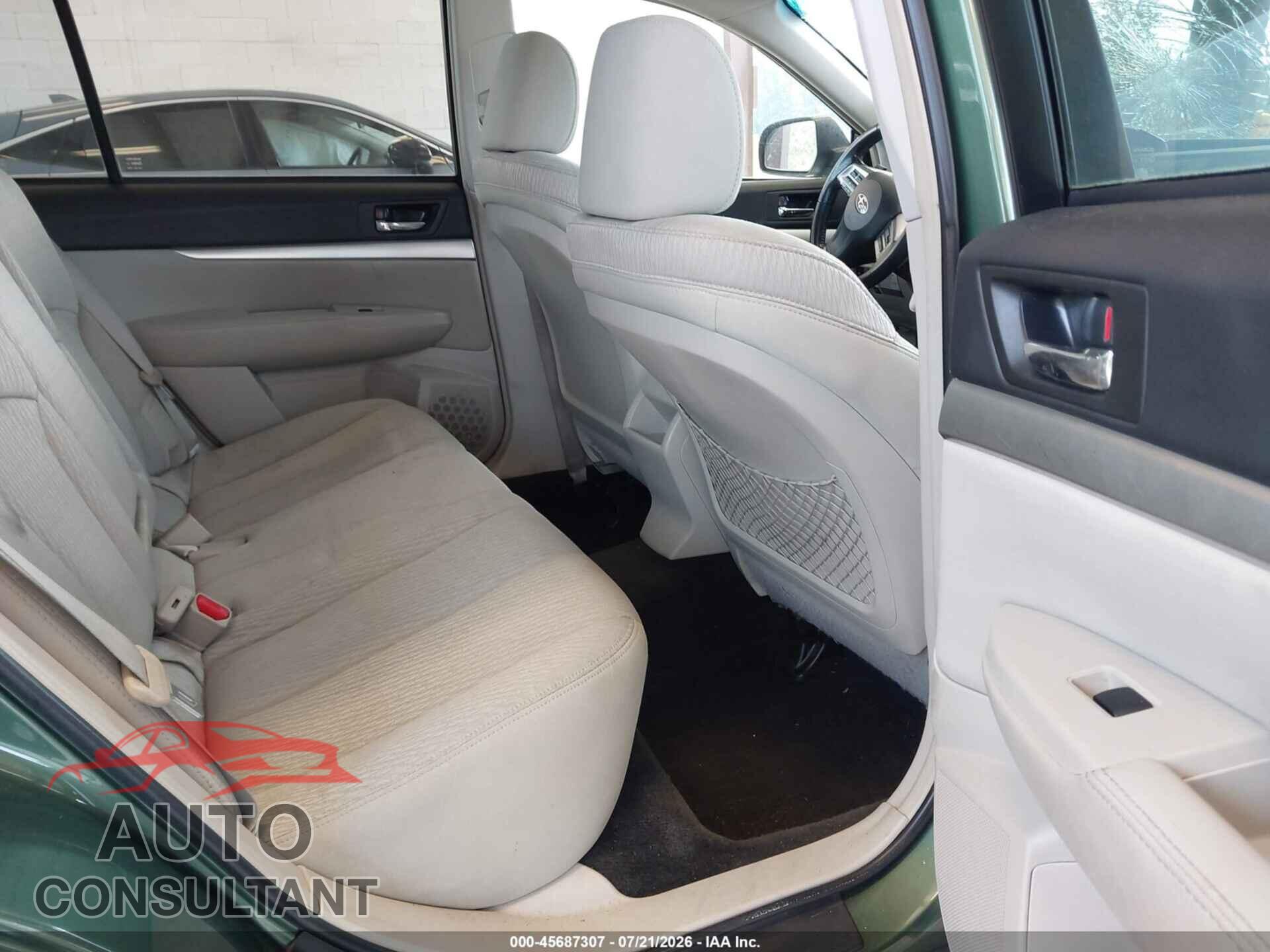 SUBARU OUTBACK 2012 - 4S4BRBCC5C3294669