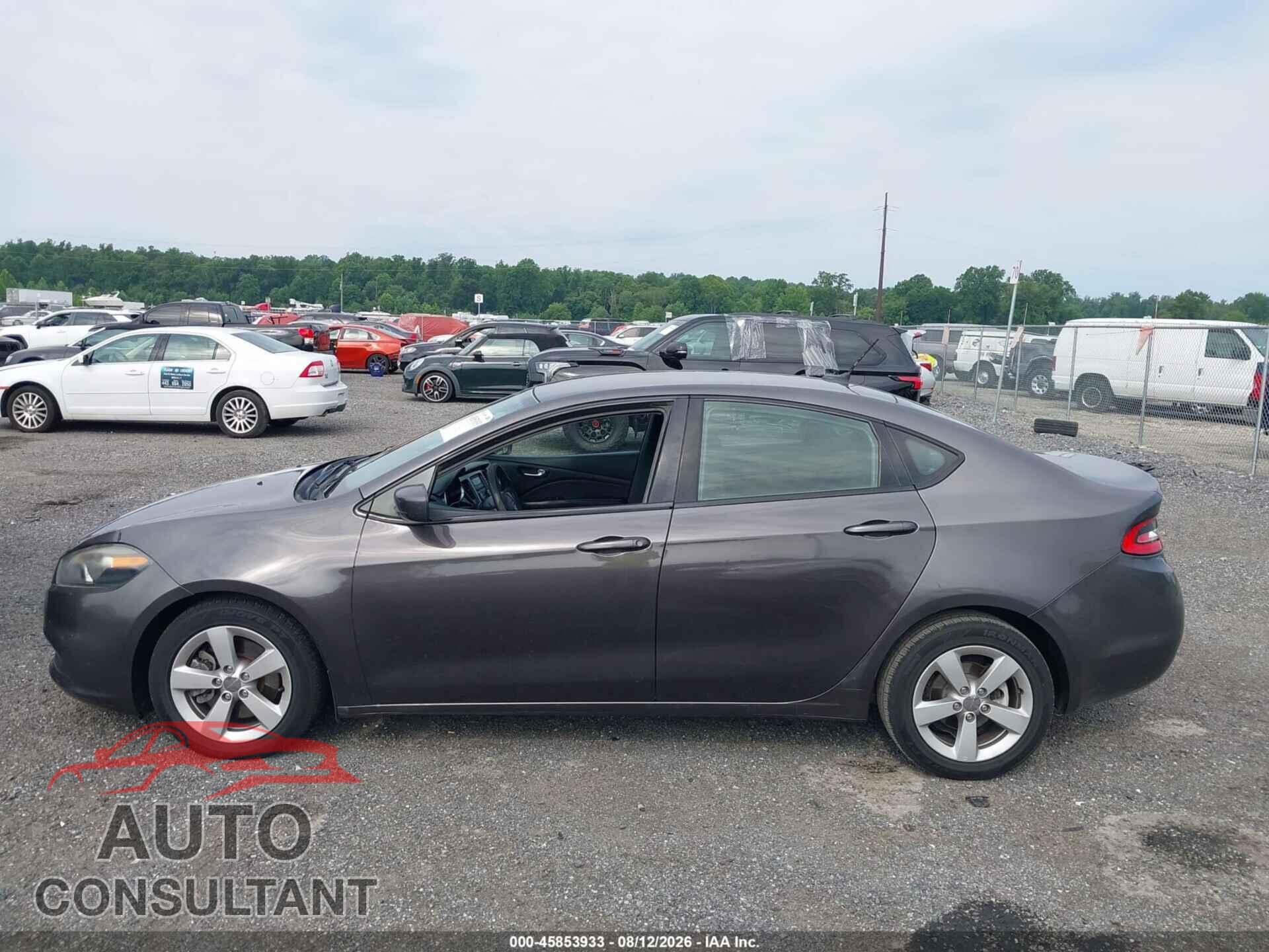 DODGE DART 2015 - 1C3CDFBB5FD128680