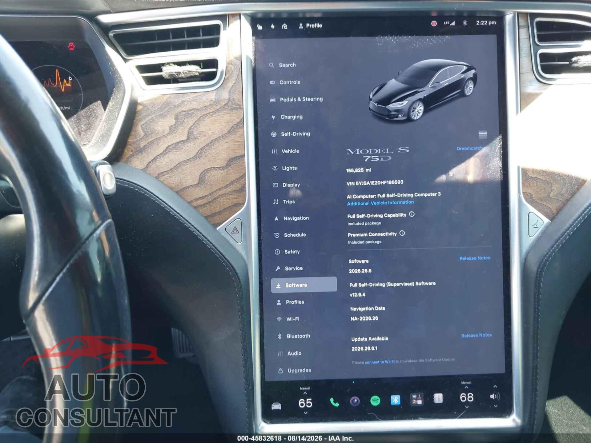 TESLA MODEL S 2017 - 5YJSA1E20HF186593