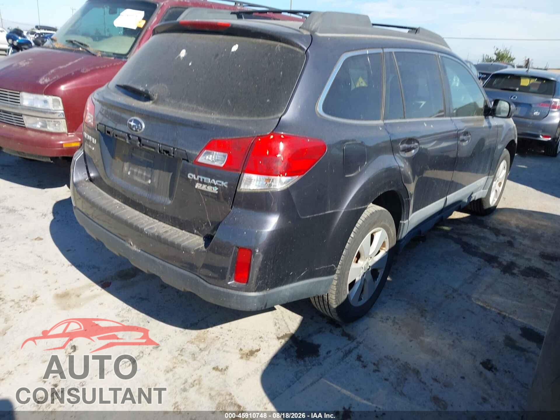 SUBARU OUTBACK 2010 - 4S4BRBCC3A3354980