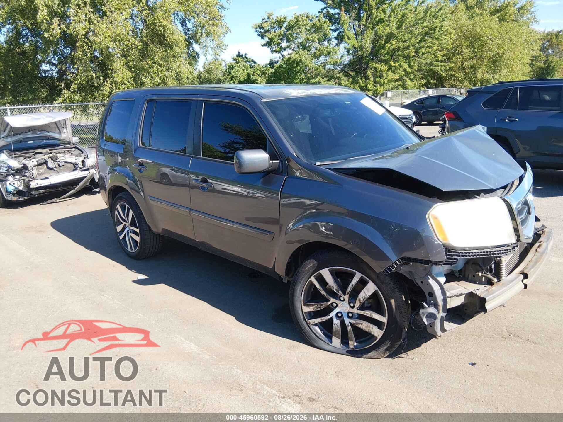 HONDA PILOT 2013 - 5FNYF4H54DB046799