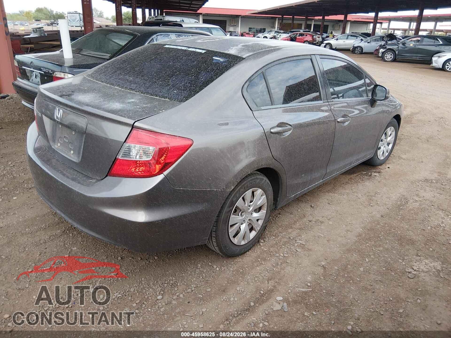 HONDA CIVIC 2012 - 2HGFB2F57CH543849