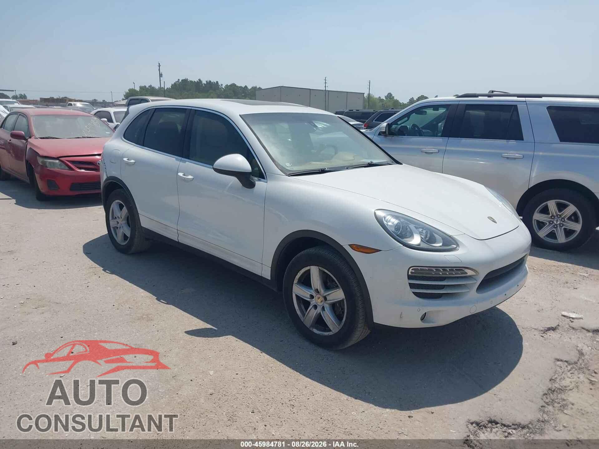 PORSCHE CAYENNE 2012 - WP1AA2A20CLA08095