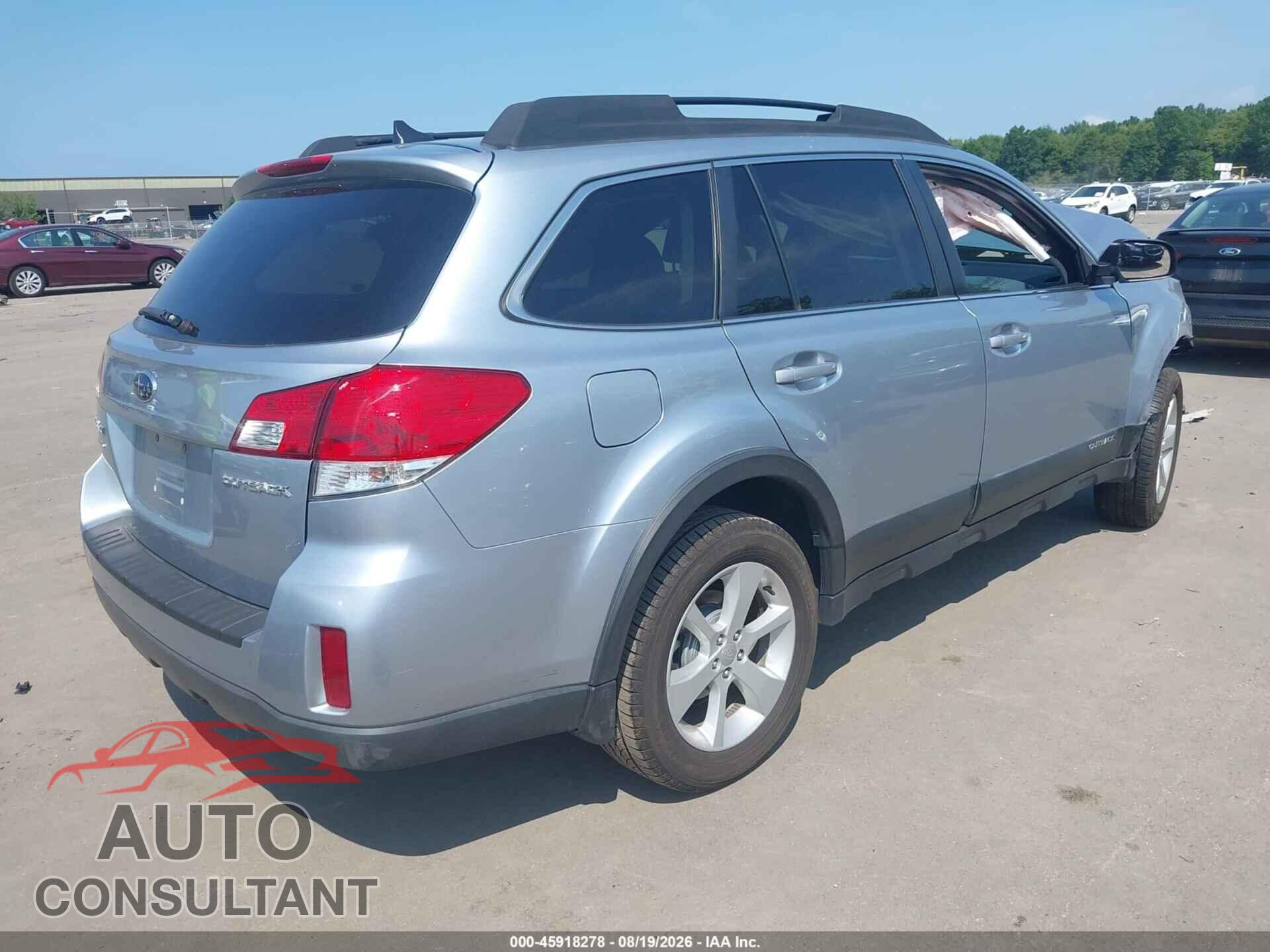 SUBARU OUTBACK 2014 - 4S4BRCCC4E3233337