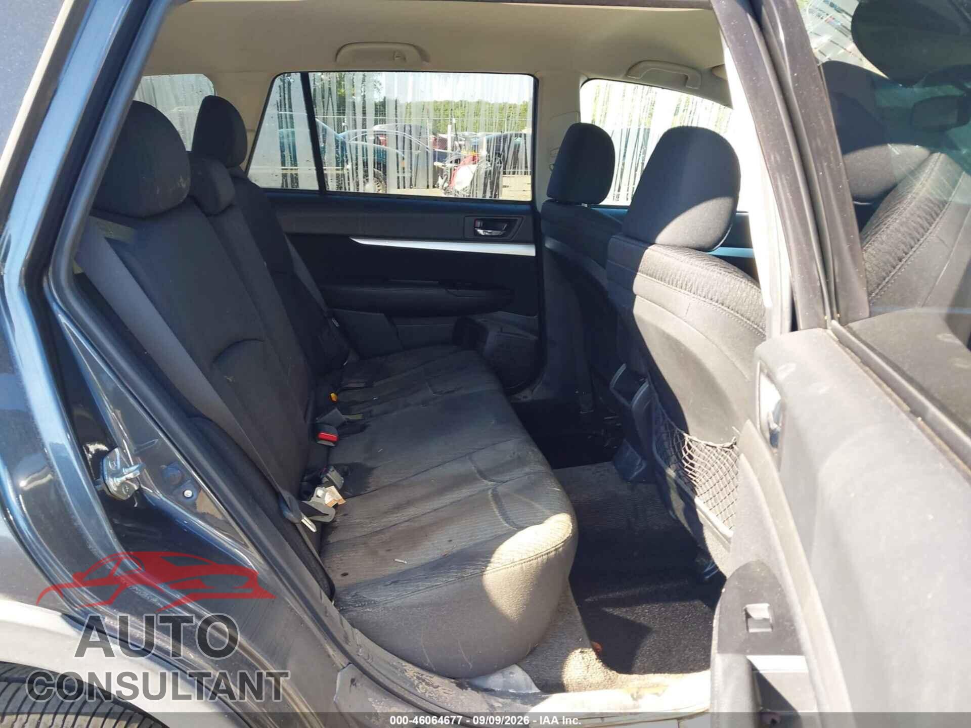 SUBARU OUTBACK 2011 - 4S4BRBCC6B3314653