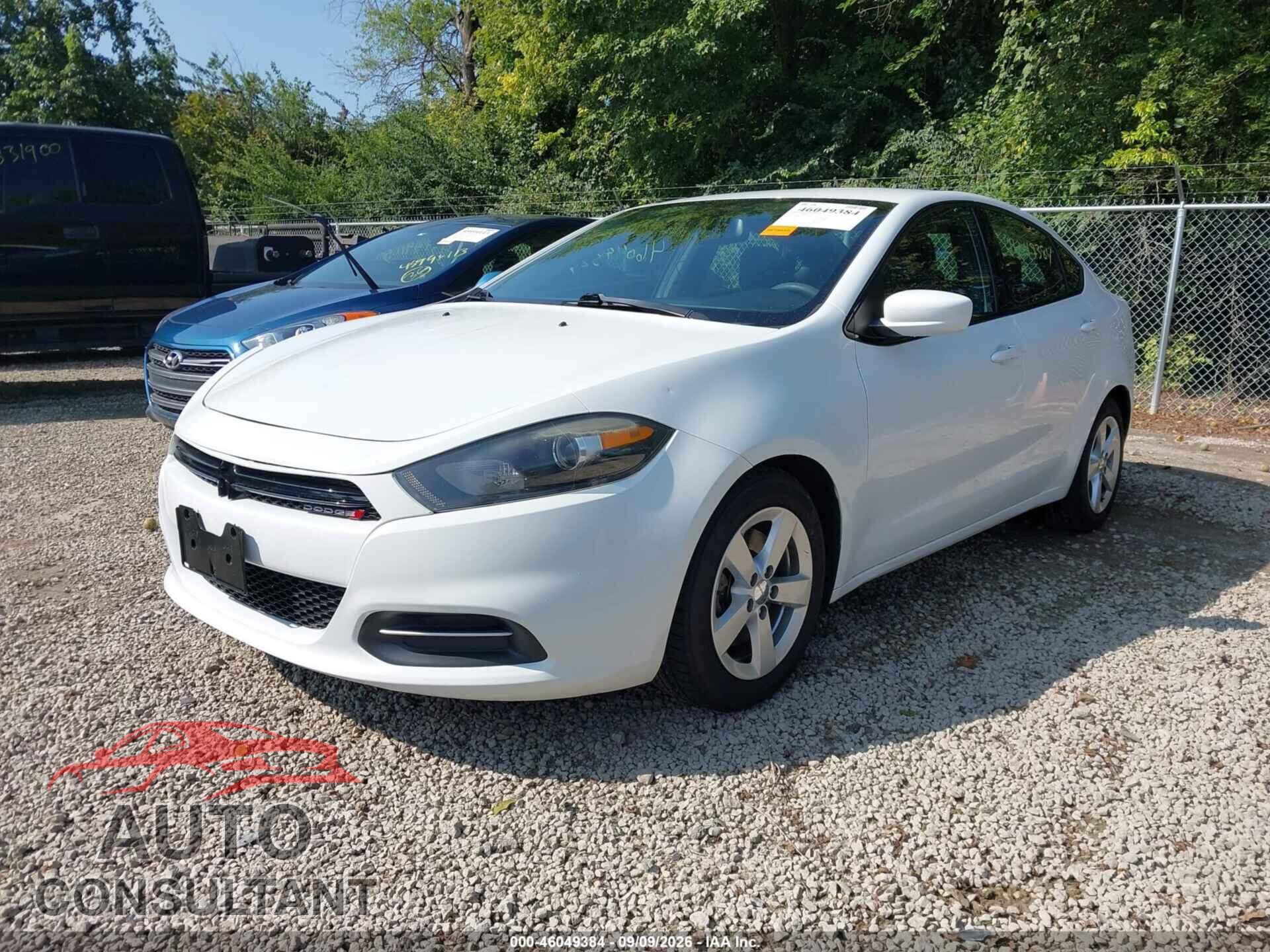 DODGE DART 2015 - 1C3CDFBB6FD420466