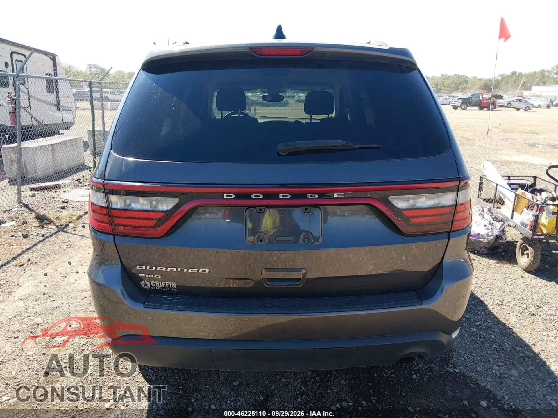 DODGE DURANGO 2017 - 1C4RDJAG6HC833664