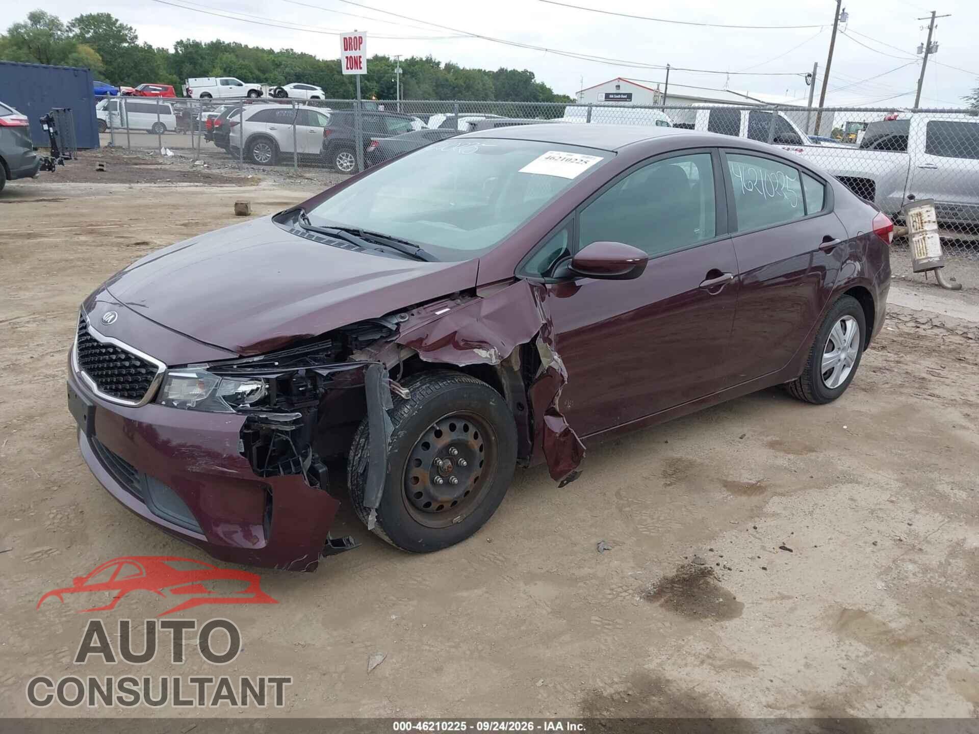 KIA FORTE 2017 - 3KPFK4A75HE067901
