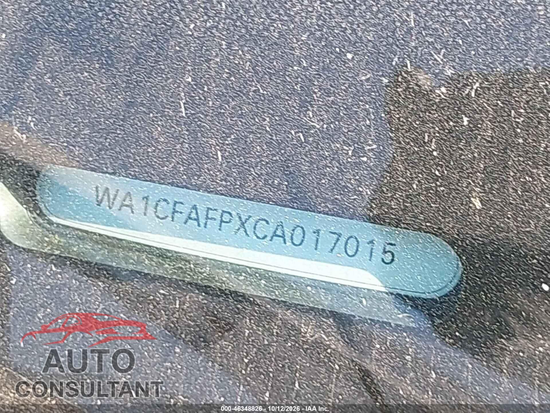 AUDI Q5 2012 - WA1CFAFPXCA017015