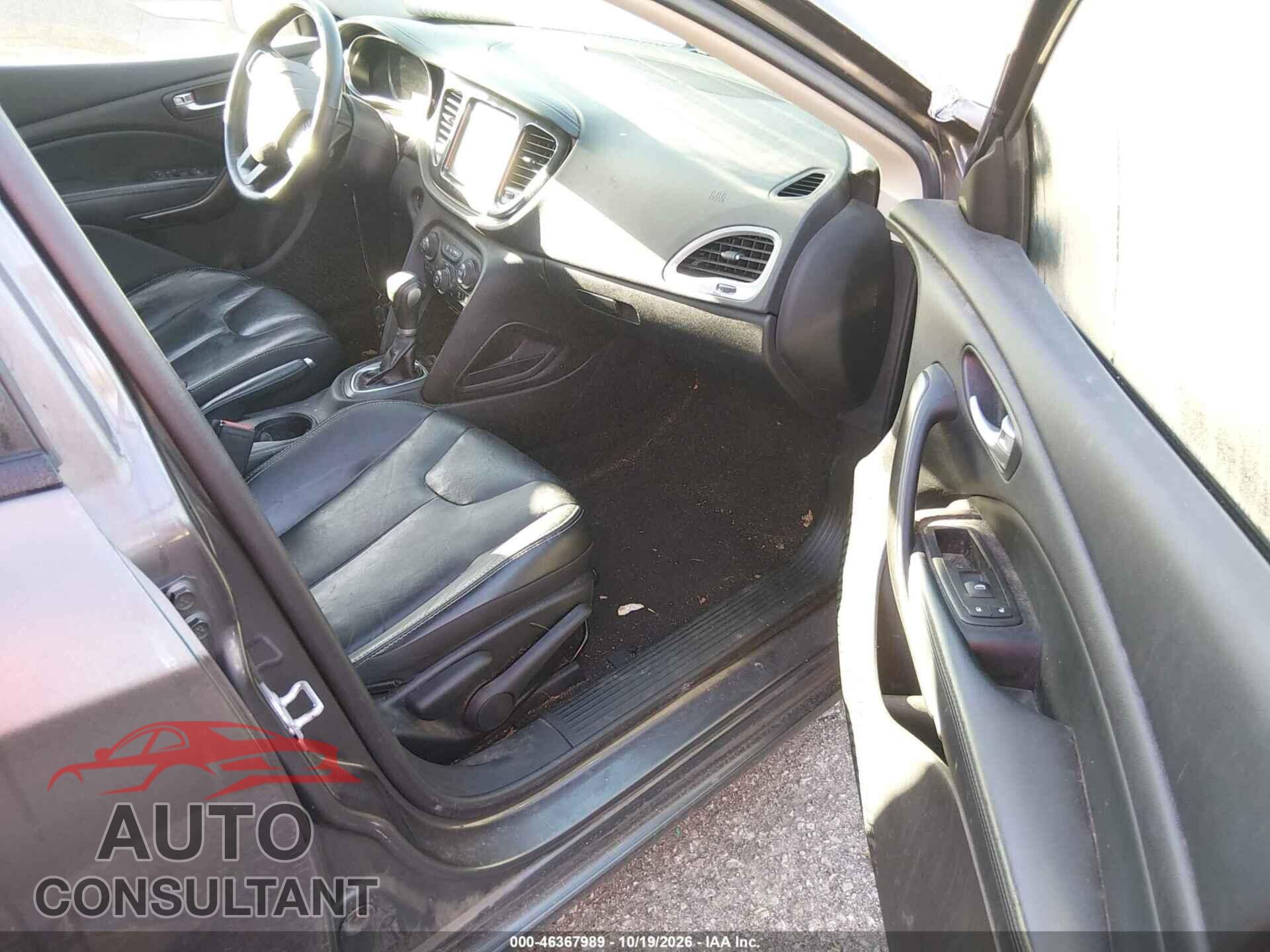 DODGE DART 2015 - 1C3CDFCB2FD213717