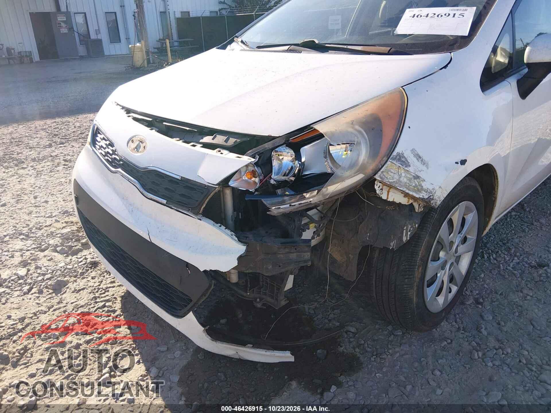 KIA RIO5 2012 - KNADN5A36C6078631