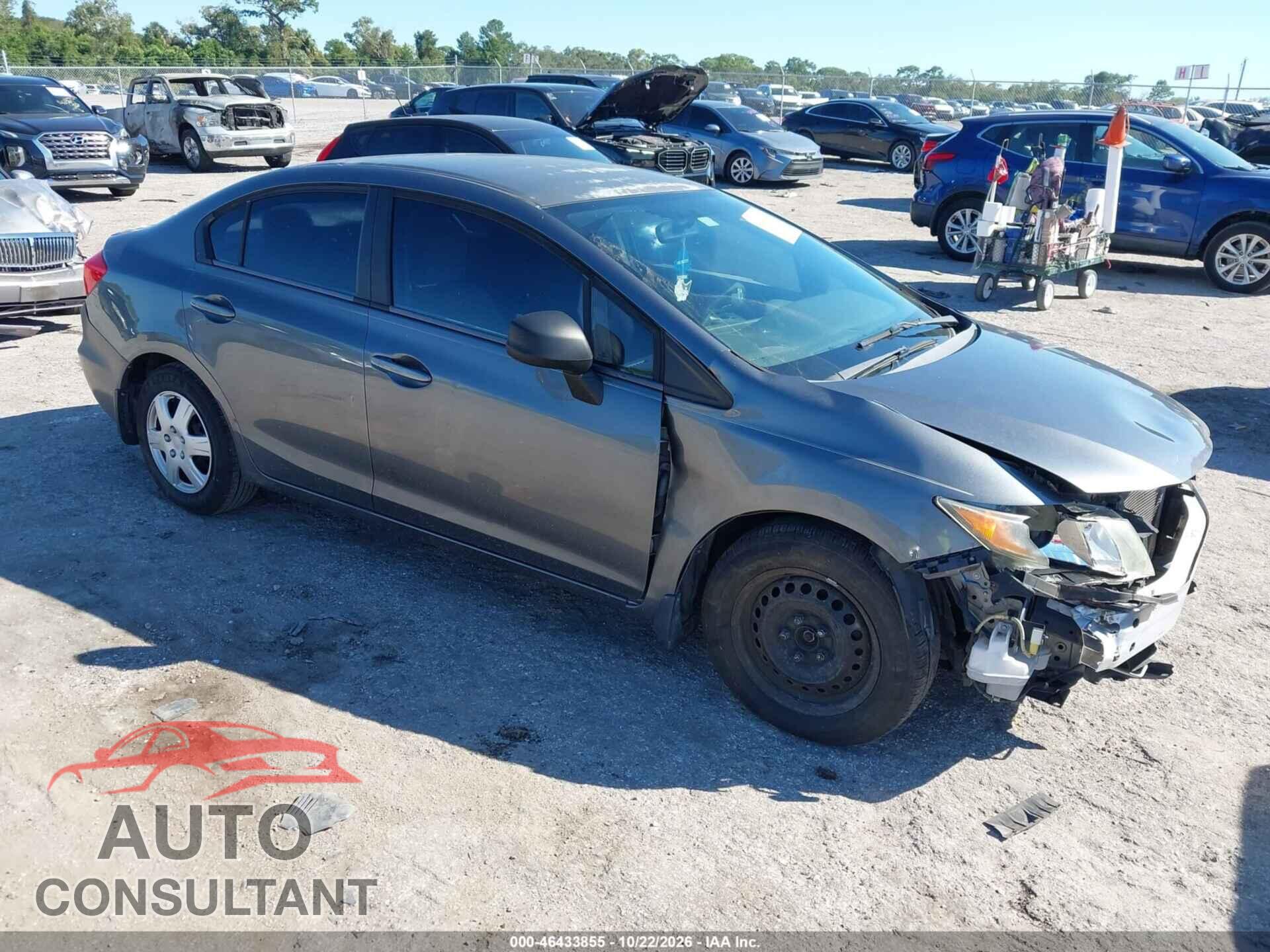 HONDA CIVIC 2012 - 19XFB2F52CE099984