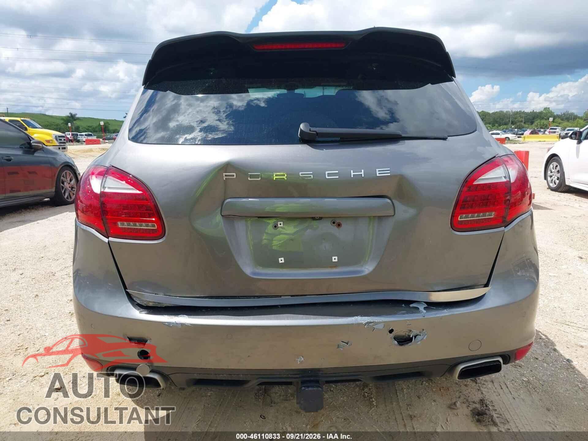 PORSCHE CAYENNE 2013 - WP1AF2A26DLA42514