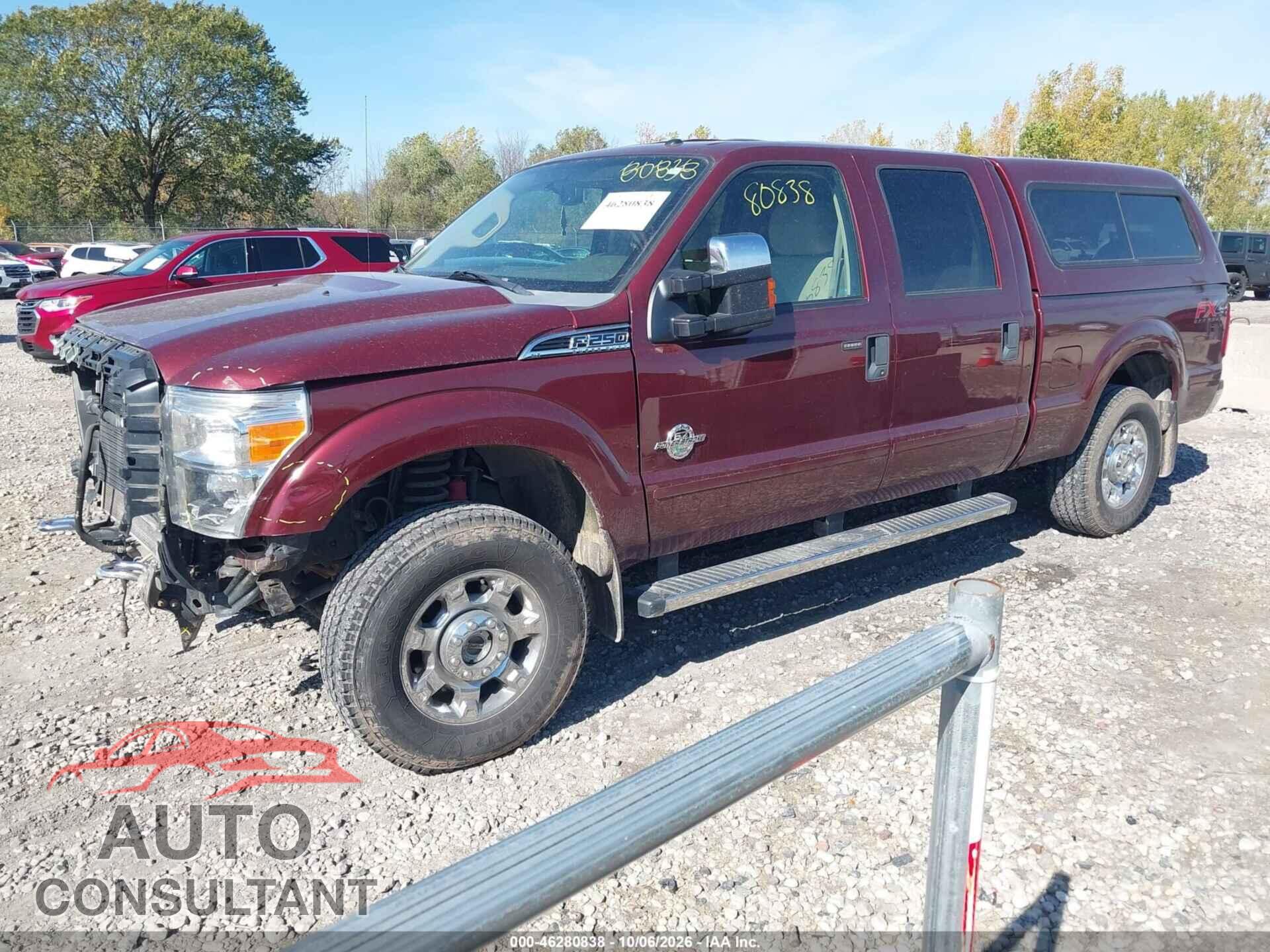 FORD F-250 2012 - 1FT7W2BT1CEA80982