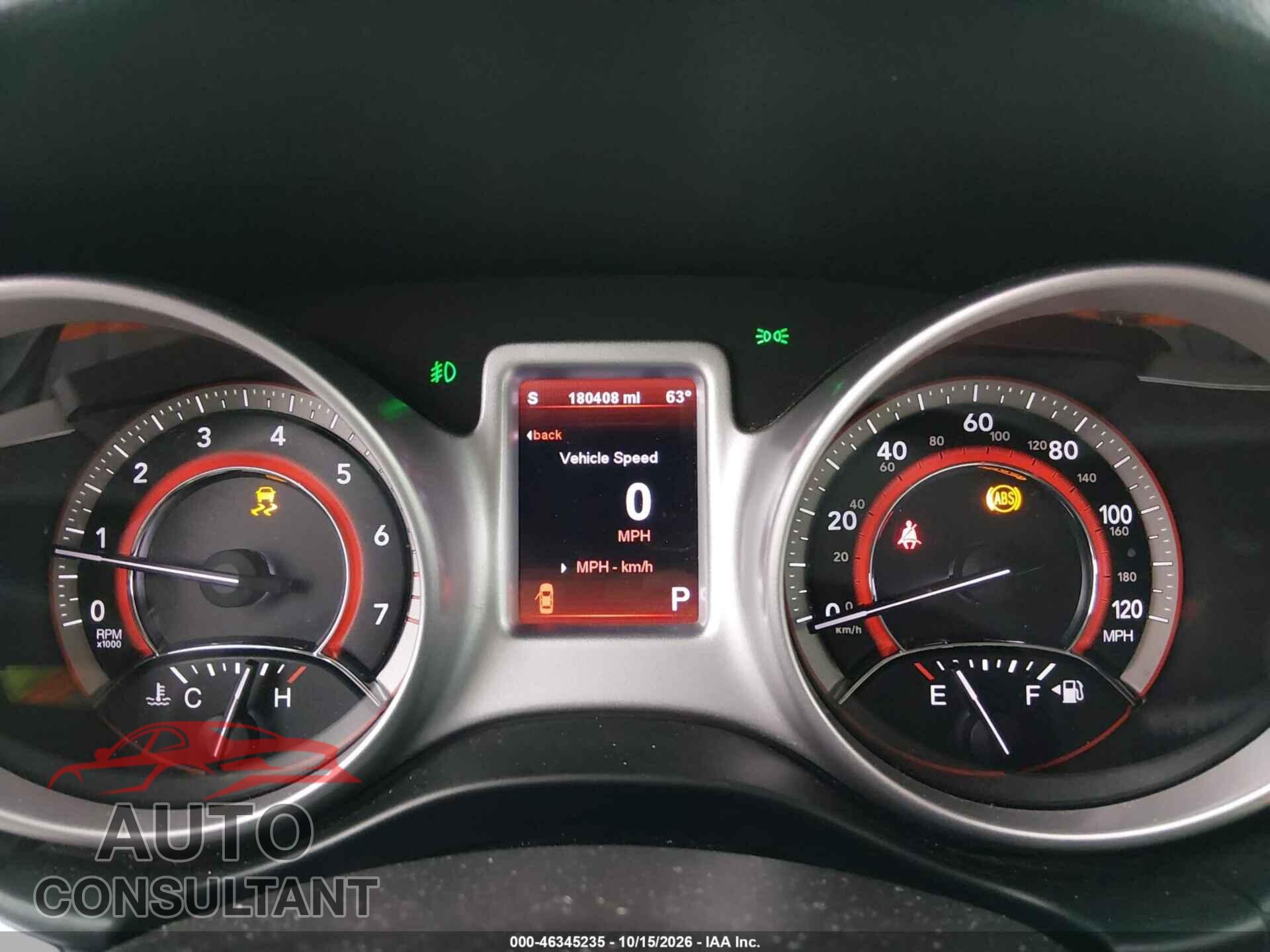DODGE JOURNEY 2012 - 3C4PDCDG8CT178029