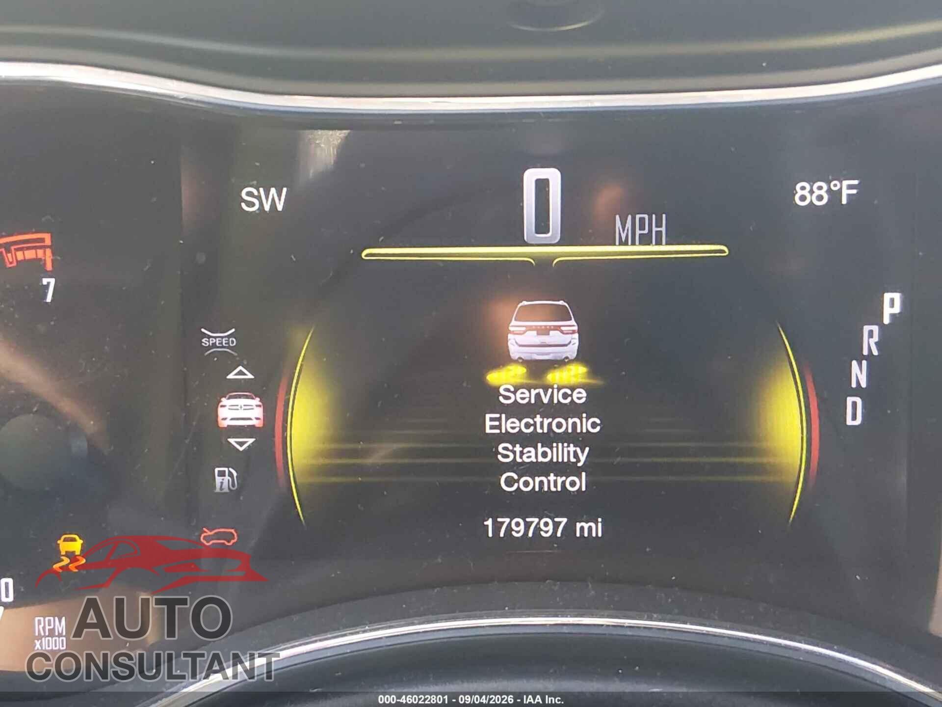 DODGE DURANGO 2018 - 1C4RDHAG5JC114162