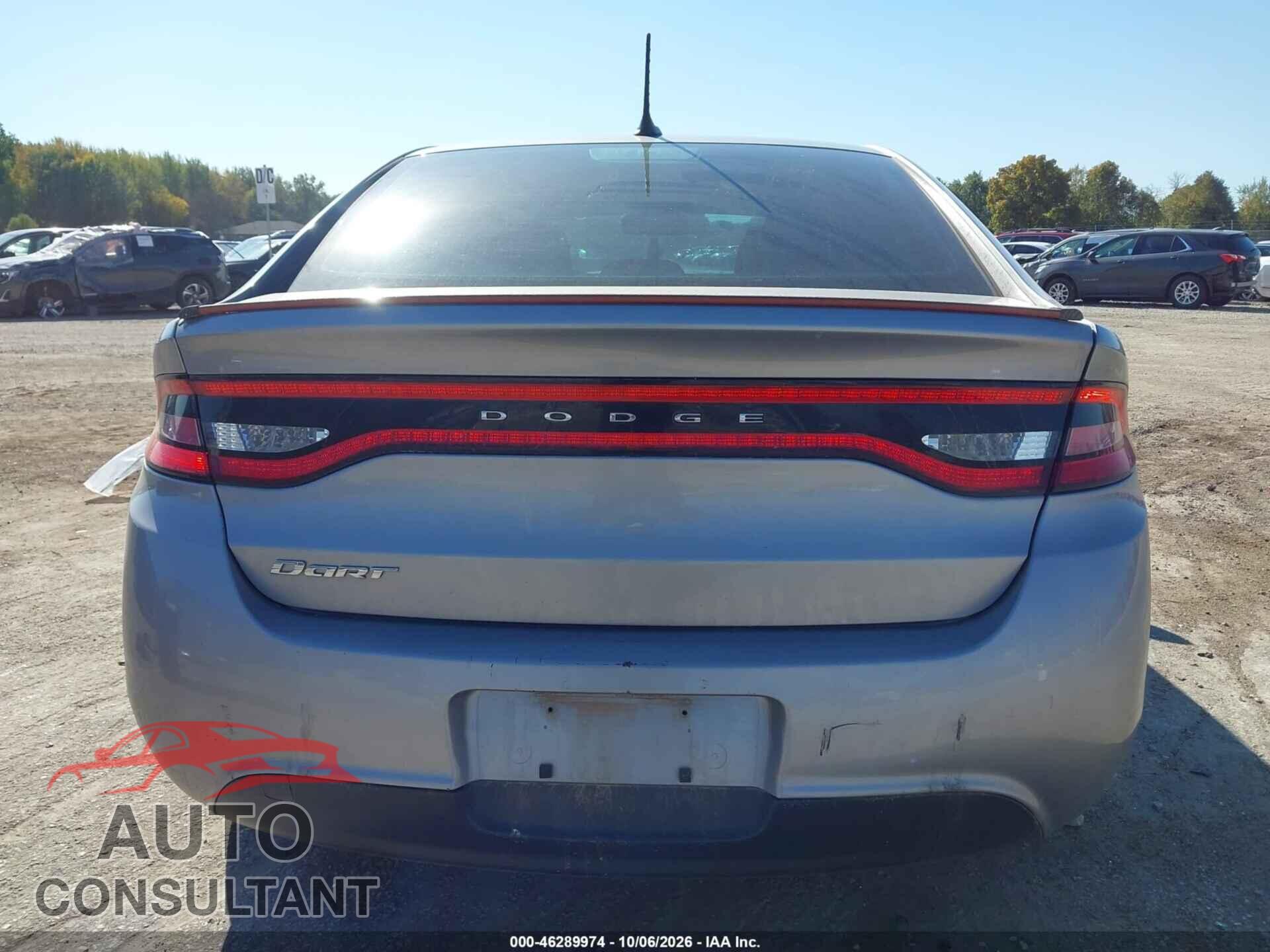 DODGE DART 2015 - 1C3CDFBB9FD132330