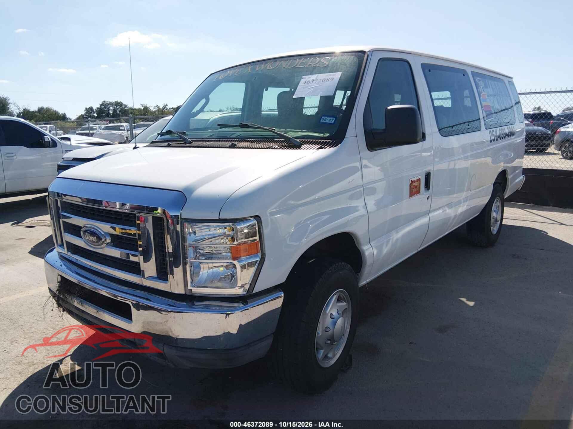 FORD E-350 SUPER DUTY 2011 - 1FBSS3BL2BDA97908