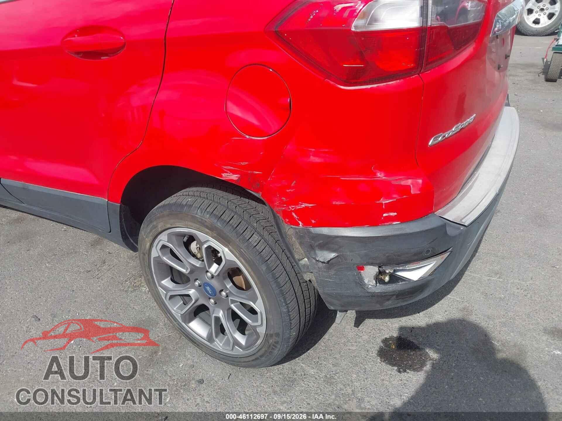 FORD ECOSPORT 2020 - MAJ6S3KL3LC363642