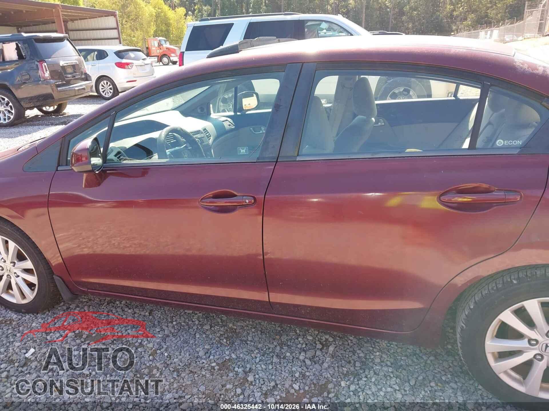 HONDA CIVIC 2012 - 2HGFB2F87CH539312