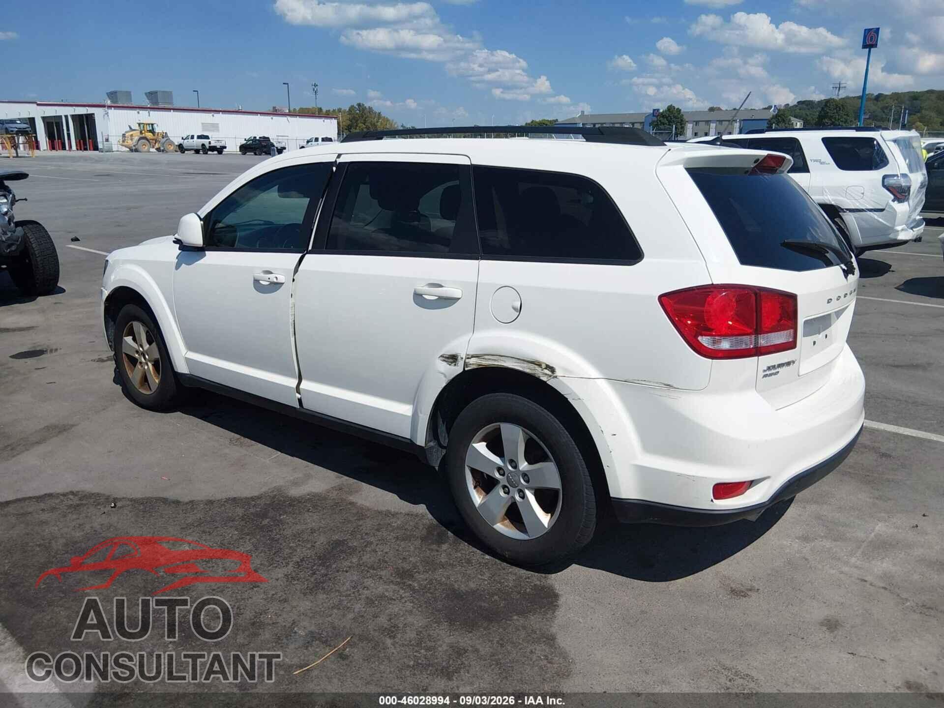DODGE JOURNEY 2012 - 3C4PDDBG8CT217453