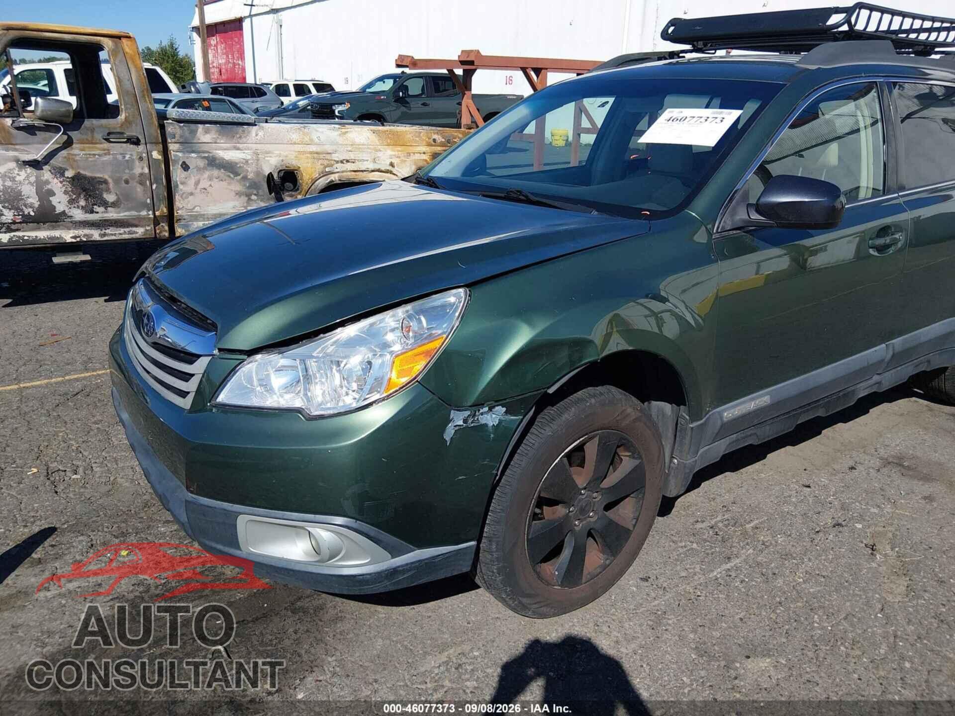 SUBARU OUTBACK 2012 - 4S4BRCBC4C3286277