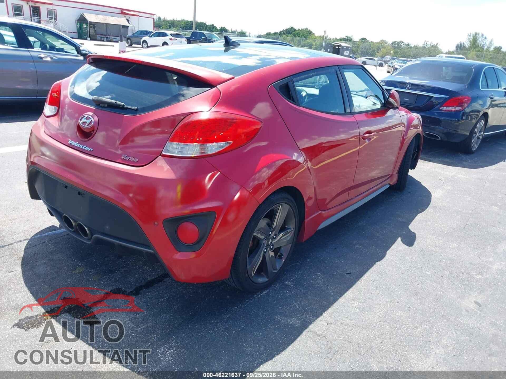HYUNDAI VELOSTER 2016 - KMHTC6AE2GU292380