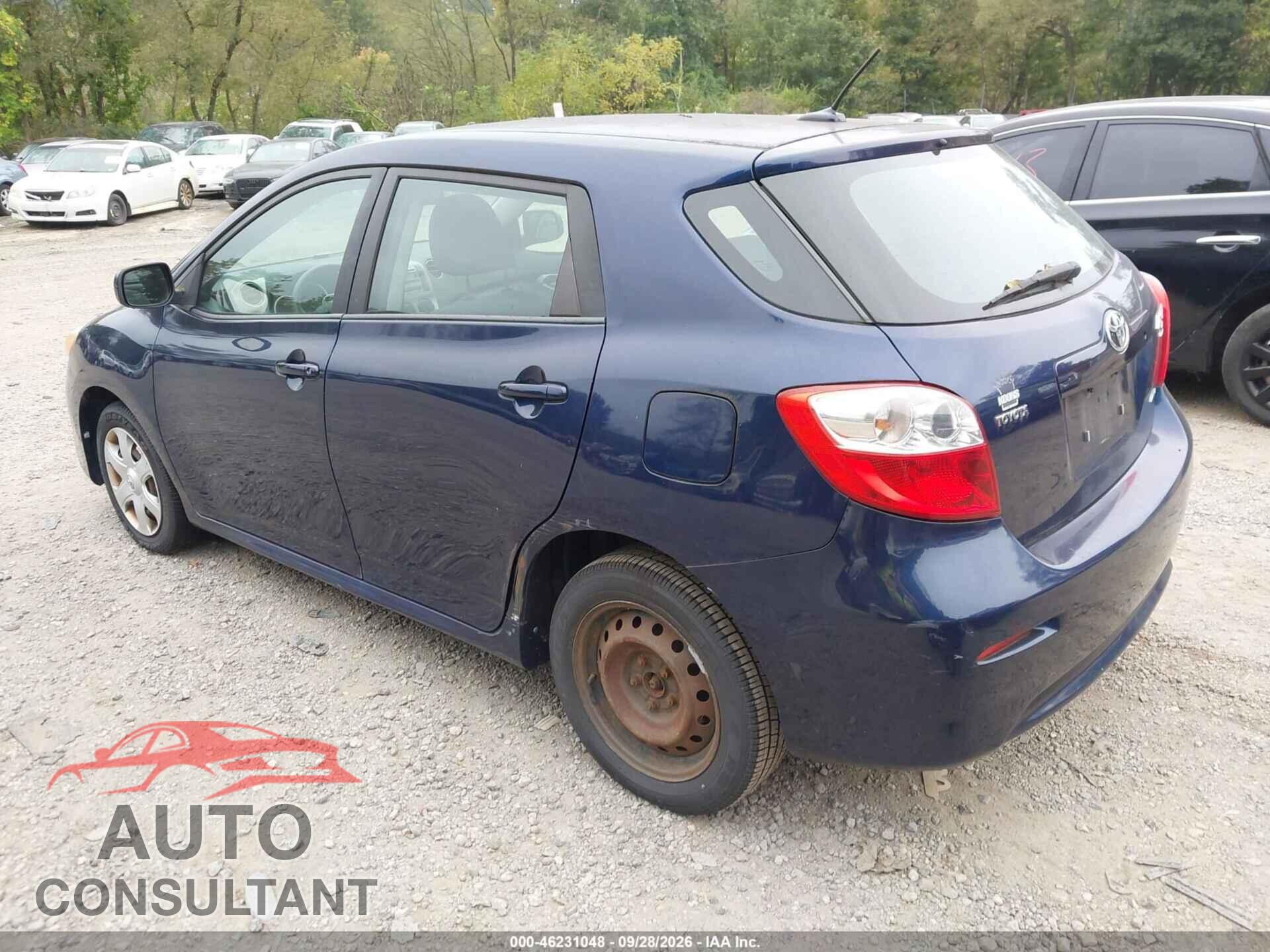 TOYOTA MATRIX 2009 - 2T1LE40E49C005352