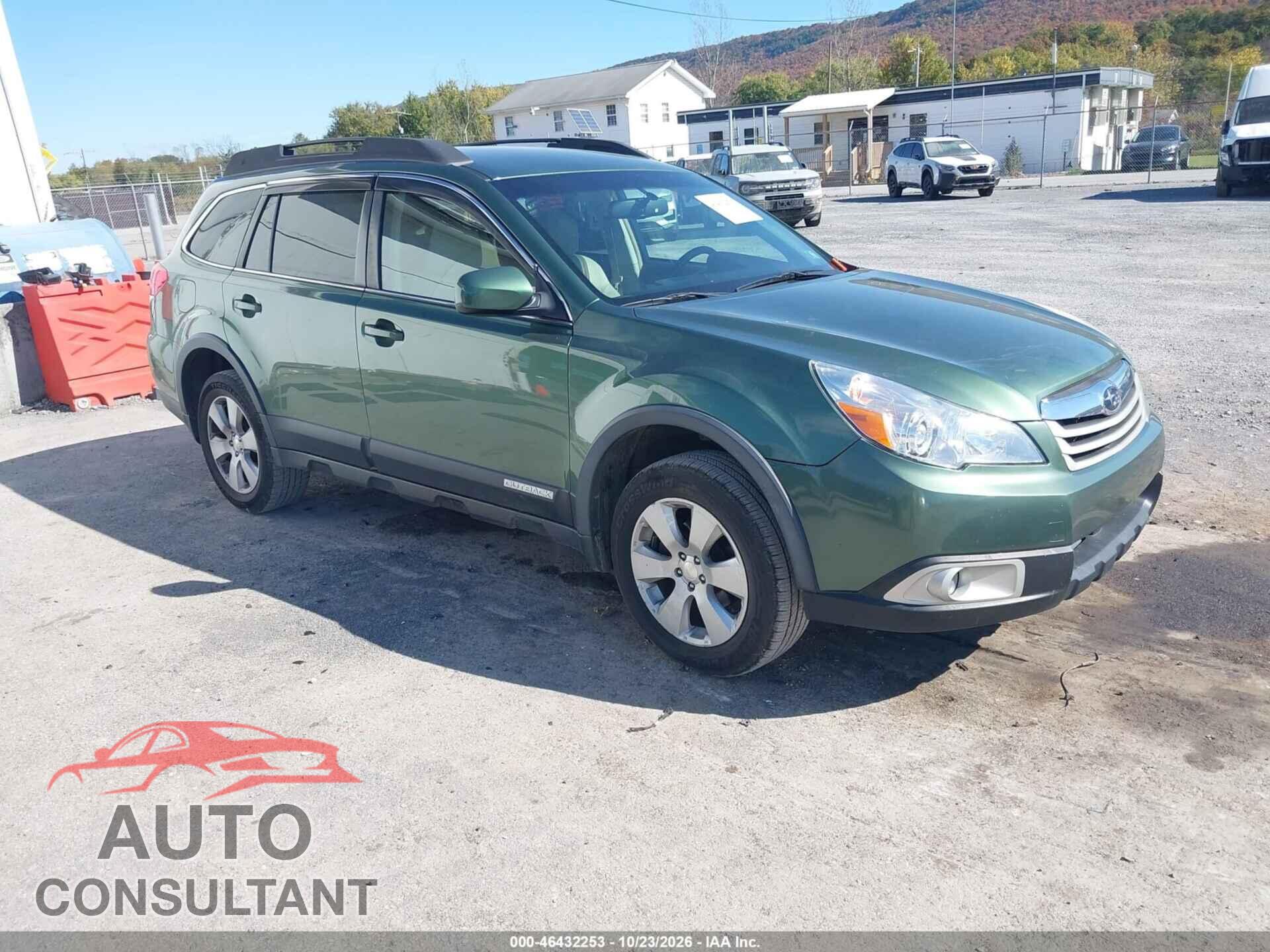 SUBARU OUTBACK 2012 - 4S4BRBCC6C3272003