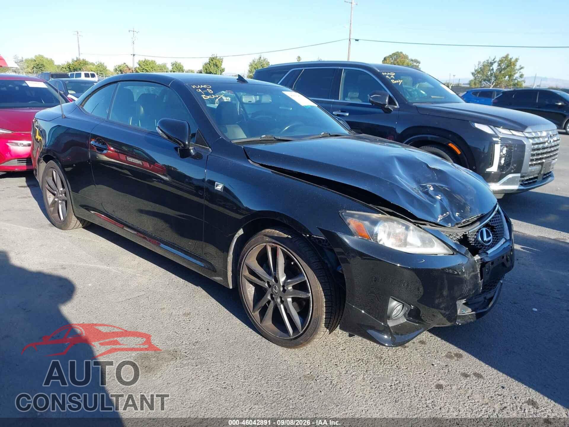 LEXUS IS 250C 2013 - JTHFF2C26D2527762