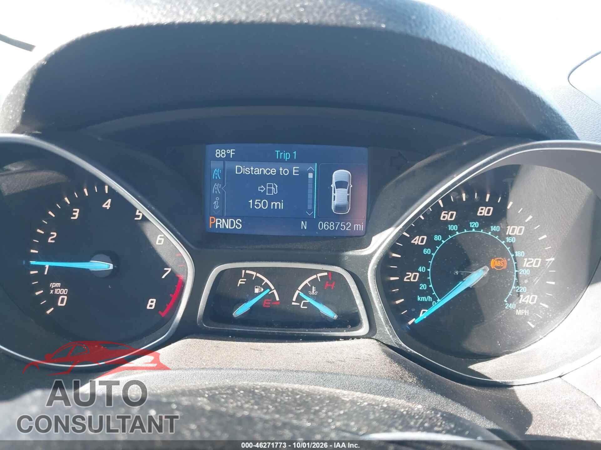 FORD ESCAPE 2014 - 1FMCU0GX0EUD72647