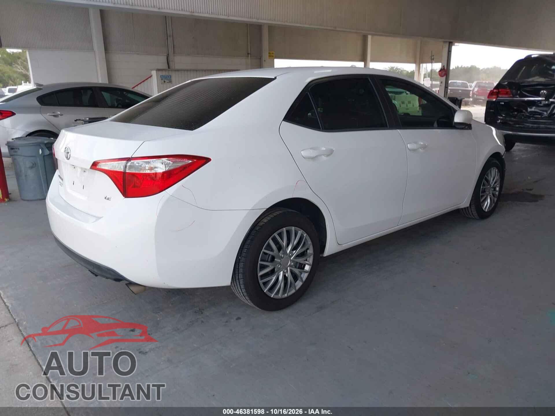 TOYOTA COROLLA 2015 - 2T1BURHEXFC346492