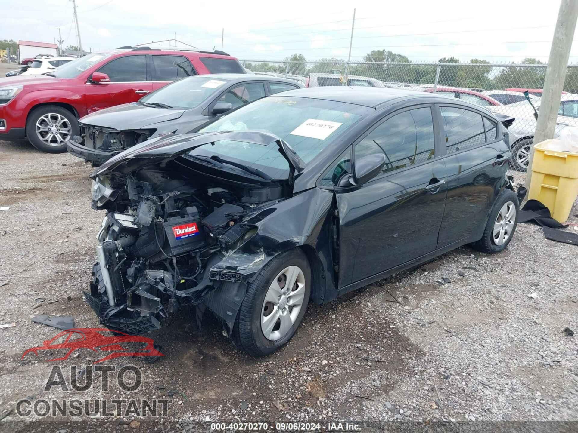 KIA FORTE 2016 - KNAFK4A66G5511124