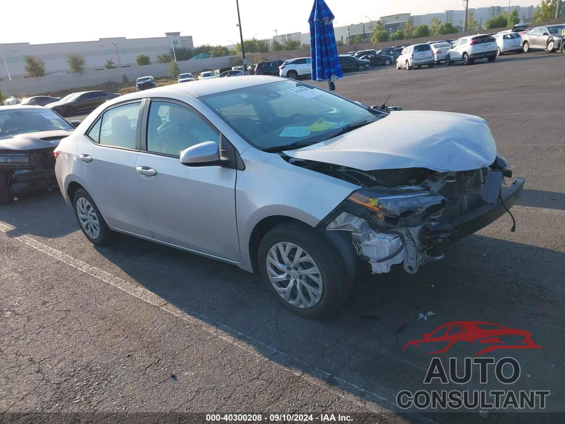 TOYOTA COROLLA 2019 - 2T1BURHE8KC160993